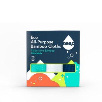 Seep - Eco All-Purpose Bamboo Cloths (3 Pack)