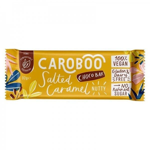 Caroboo Vegan, Dairy & Gluten Free Bar - Salted Caramel