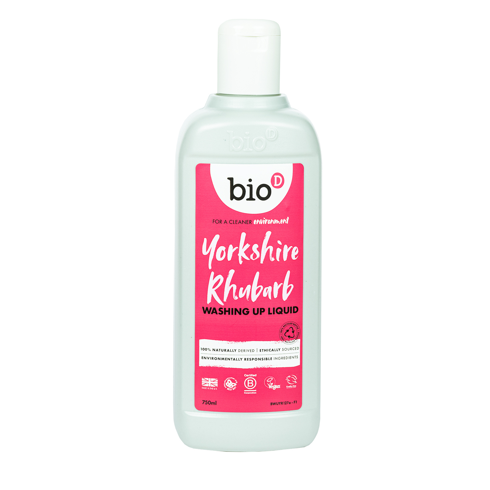 Bio D Yorkshire Rhubarb Washing Up Liquid 750ml