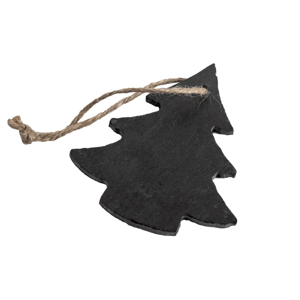 Christmas Tree Hanging Slate Decoration - Christmas Tree Design