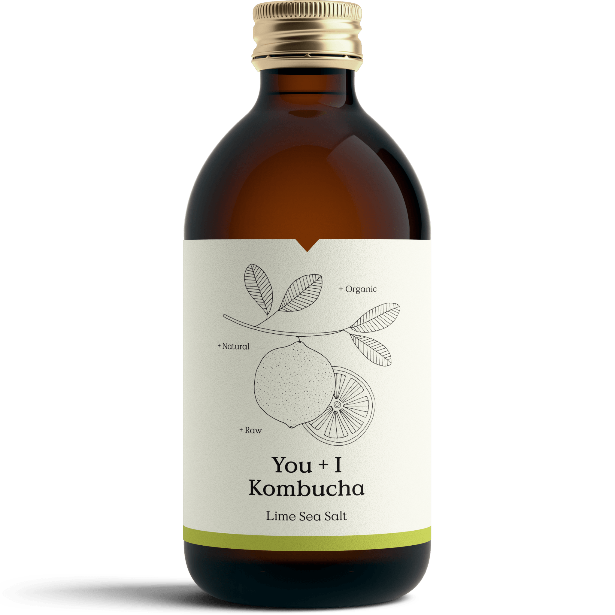 You + I Lime & Smoked Sea Salt Kombucha